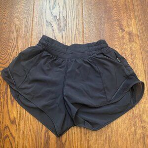 Lululemon Black Hotty Hot Shorts Size 2